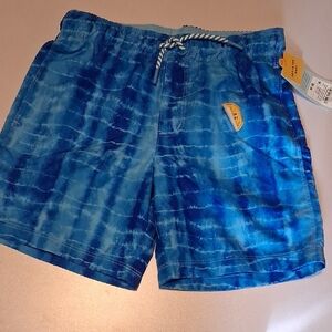 Cat & Jack Blue Tie-Dye Swim Shorts size 8 M